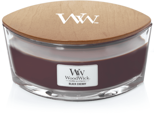 Black Cherry Ellipse 454g Duftkerze von WoodWick Black Cherry Ellipse 454g Duftkerze von WoodWick