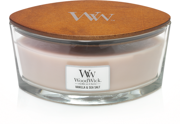 Vanilla & Sea Salt Ellipse 454g Duftkerze von WoodWick
