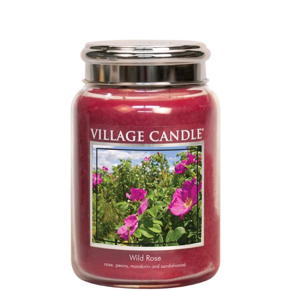 Wild Rose 602g Kerze von Village Candle
