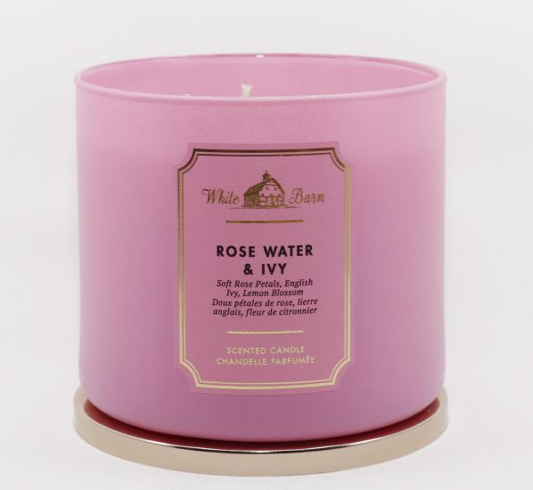Rose Water & Ivy Kerze von Bath and Body Works