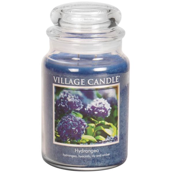 Hydrangea 602g Kerze von Village Candle