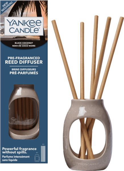 Yankee Candle Black Coconut pre-fragranced Reed Kit