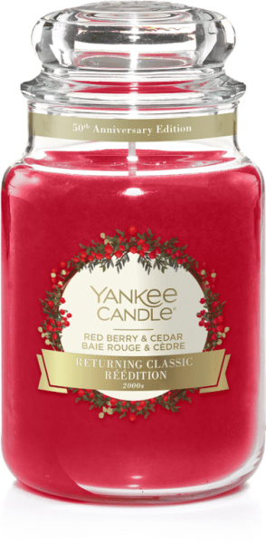 Yankee Candle Red Berry and Cedar 623g (2000`s) 50th Anniversary