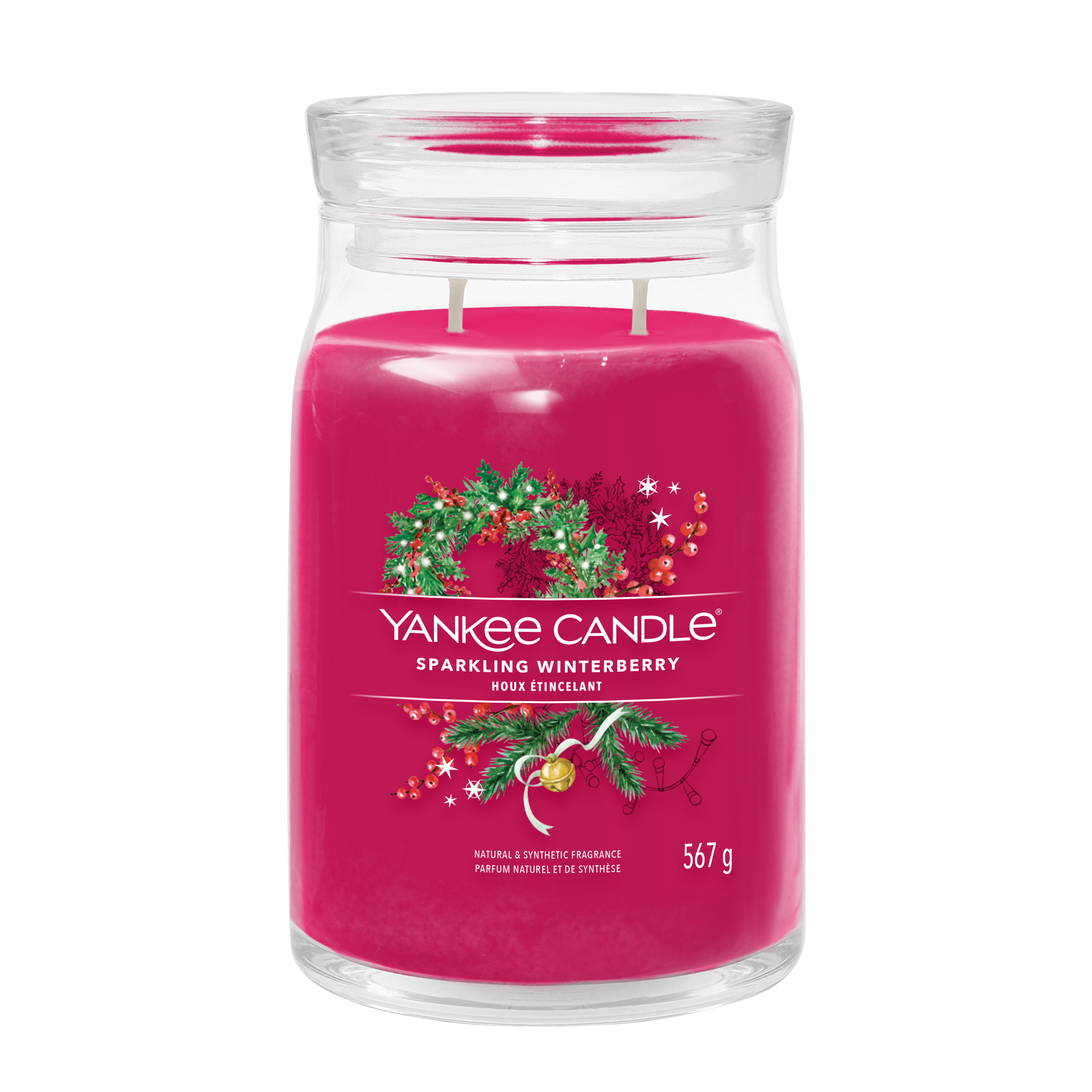 Yankee Candle Sparkling Winterberry 567g