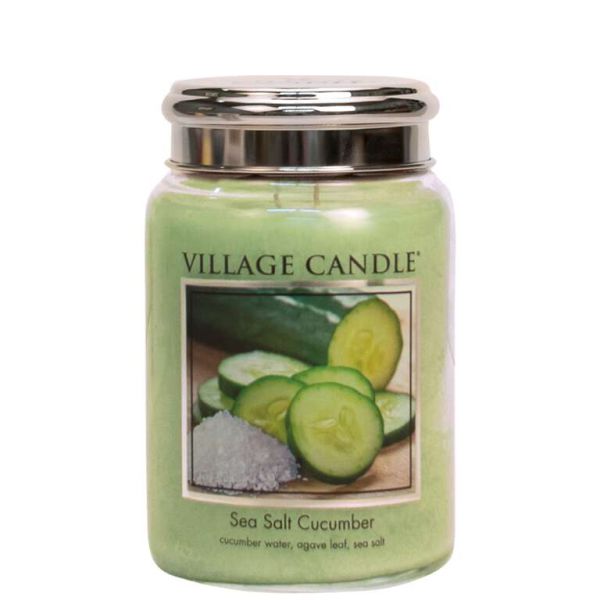 Village Candle Sea Salt Cucumber TRADITION 602g Kerze