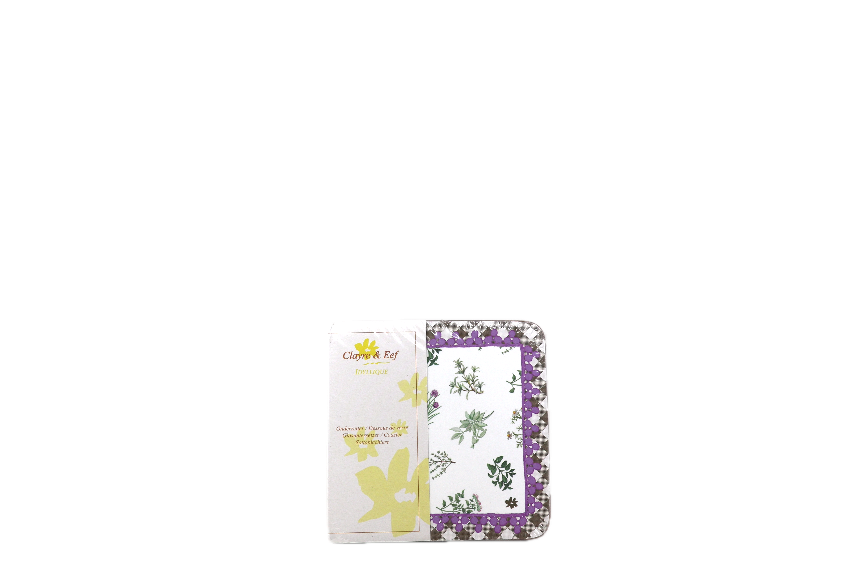 Clayre & Eef Lavendel Provence 6x Untersetzer für Gläser Clayre & Eef Lavendel Provence 6x Untersetzer für Gläser