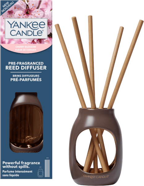 Yankee Candle Cherry Blossom pre-fragranced Reed Kit
