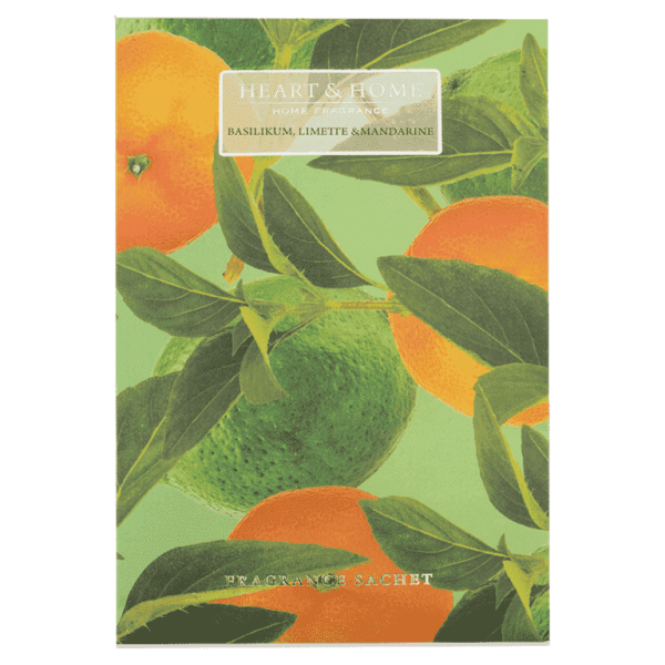 Heart & Home Basilikum, Limette & Mandarine Duftsachet