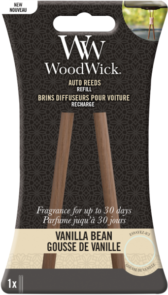Vanilla Bean Car Reed Diffuser Nachfüllpackung WoodWick Vanilla Bean Car Reed Diffuser Nachfüllpackung WoodWick