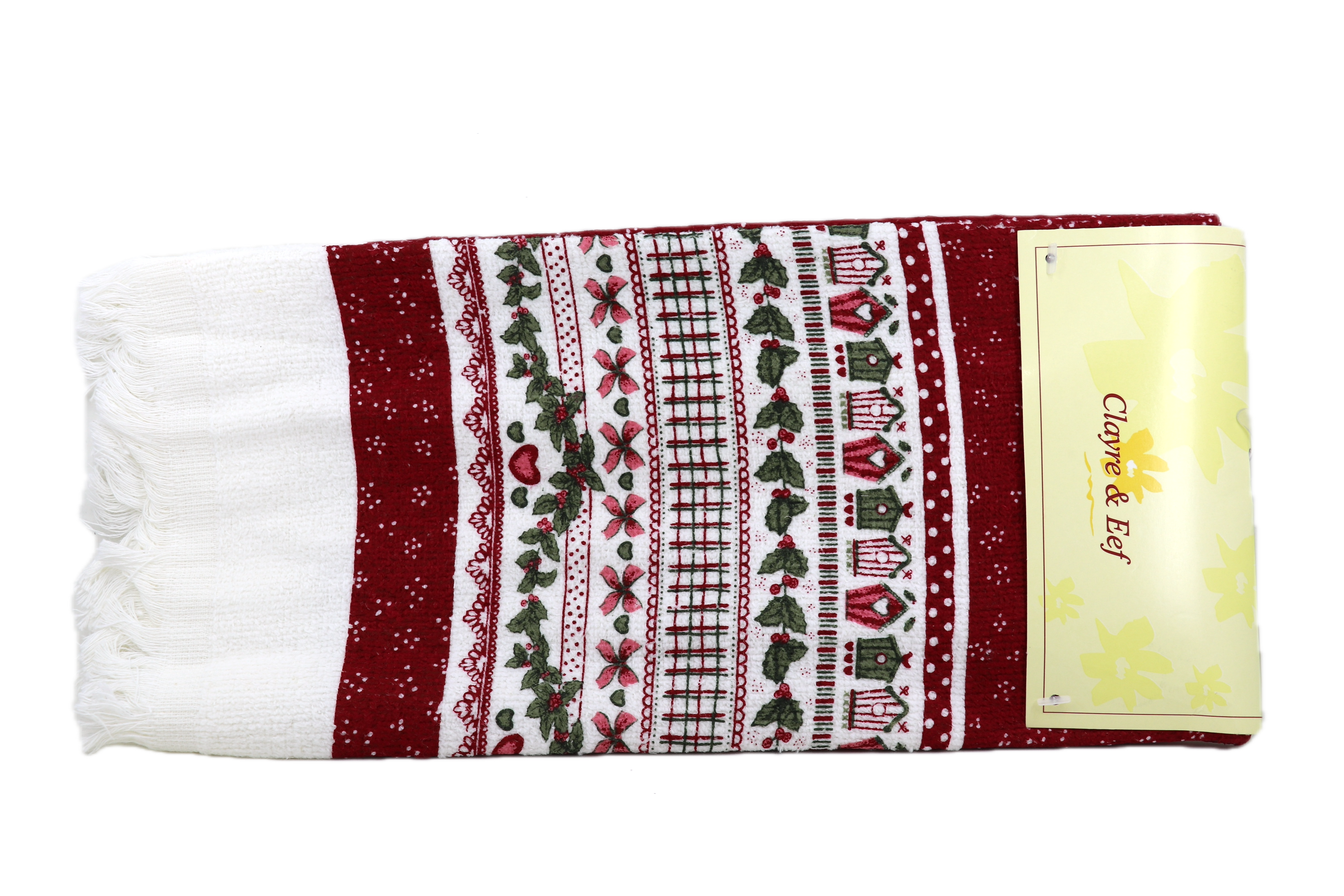 Clayre & Eef Geschirrtuch Vogelhäuser Clayre & Eef Geschirrtuch Vogelhäuser