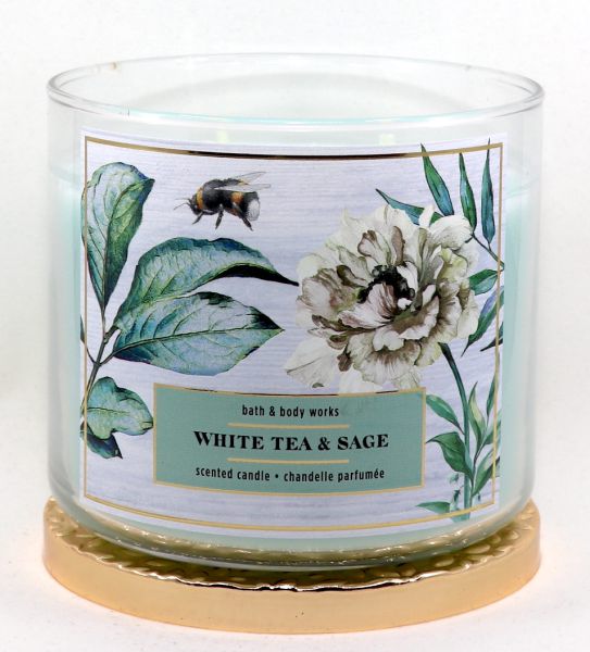 White Tea & Sage 411g Kerze von Bath and Body Works