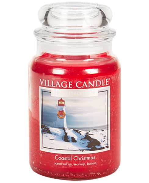 Village Candle Coastal Christmas 602g Kerze