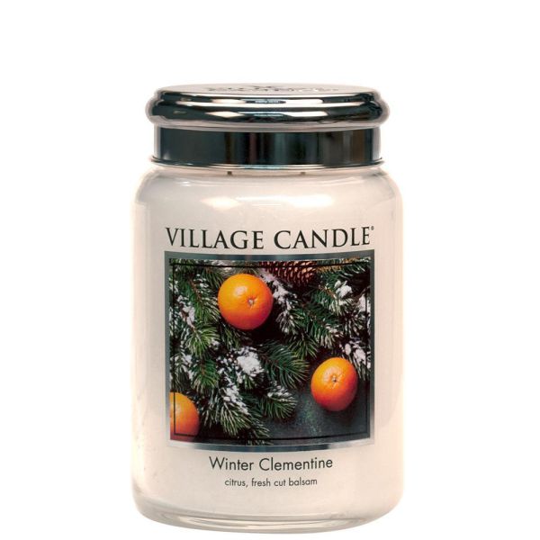 Village Candle Winter Clementine 602g Kerze TRADITION