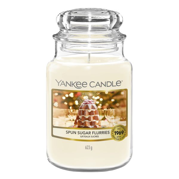 Spun Sugar Flurries 623g Kerze von Yankee Candle