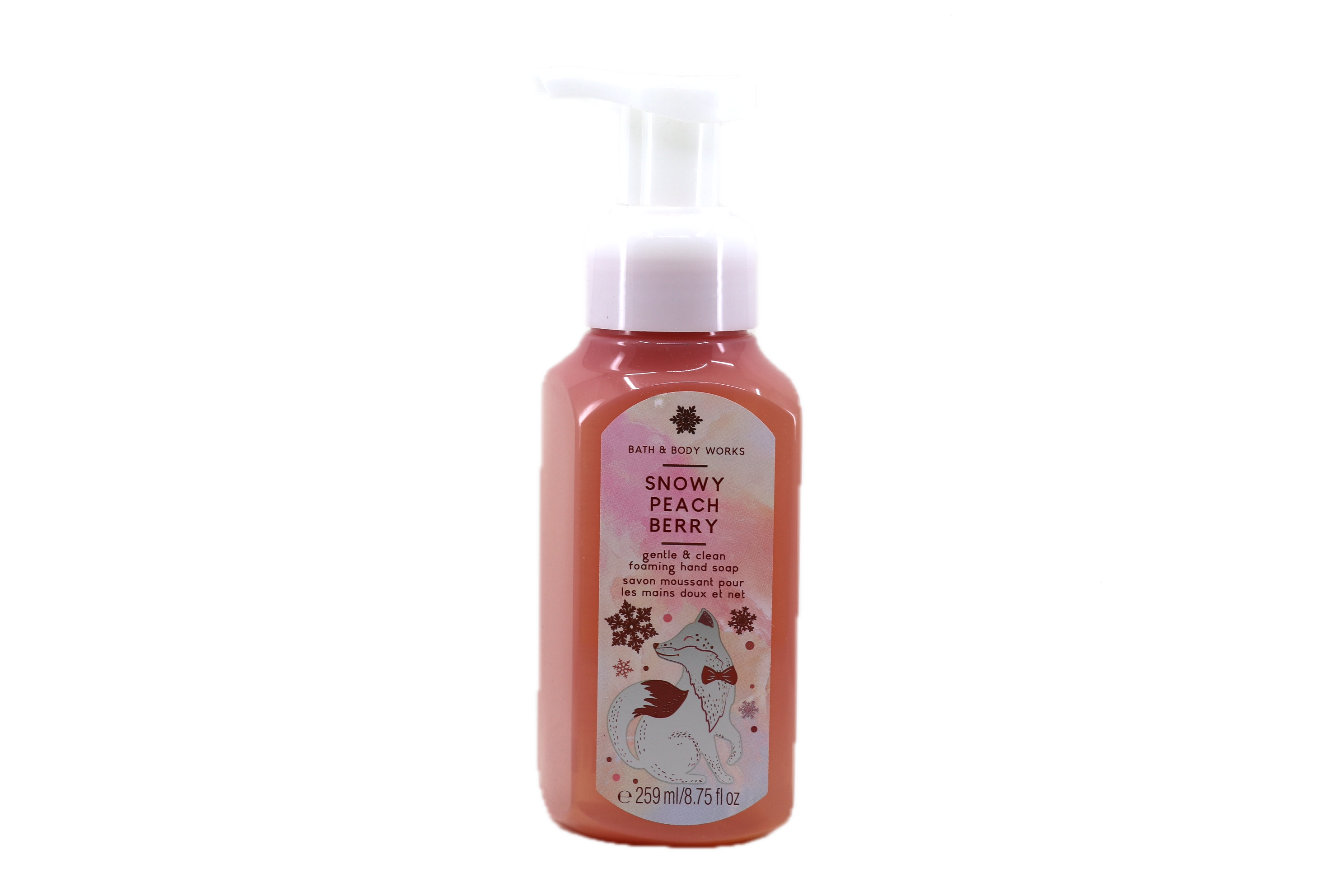 Bath & Body Works Snowy Peach Berry Gentle Foaming Hand Soap